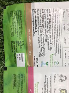 Mamaearth Sheet Mask Each Price Is 79