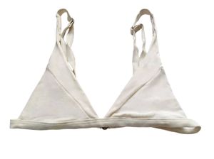 🎀Cream Triangle Bikini Top