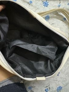 Canvas Moon Shoulder Bag