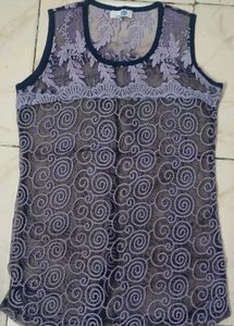 Sheer Lace Floral Tank Top