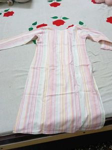 Striped Kurta Set with Dupatta
