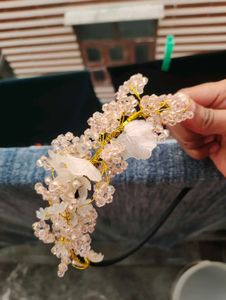 Exquisite Beaded Floral Hairband