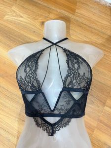 Lace Halter Corset
