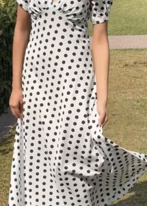 Polka Dot Maxi Dress