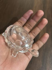 Crystal Turtle Figurine