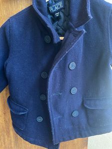 Cute Navy Blue Kids Coat