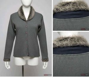Fur Knit Cardigan