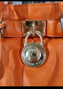 Chic Orange Handbag