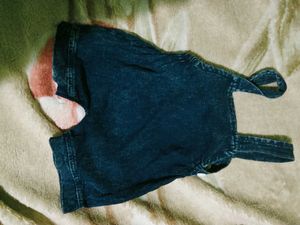 Cute Mickey Mouse Denim Overalls