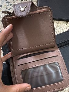 Unique Zipper Detail Wallet