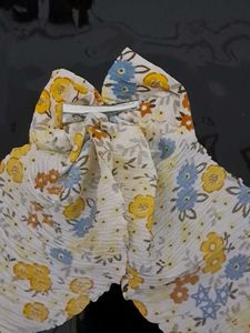 Yellow Floral Butterfly Bow Hair Accessory