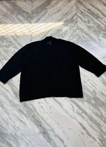 Classic Black V-Neck Sweater