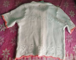 White Knit top