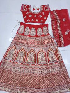 Red Bridal Lehenga Choli