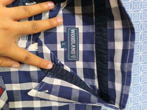 Woodland Blue Check Shirt
