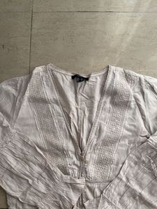 Boho Eyelet Lace Blouse