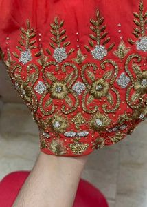 Exquisite Red Embroidered Lehenga Choli