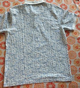 Floral Print Polo T-Shirt