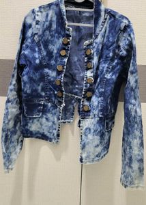 Unique Blue Wash Denim Jacket