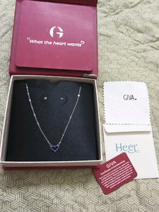 Giva Sterling Silver Heart Necklace 925silver