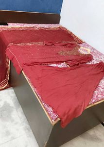 handwork pakistani suit with dupatta and palazzo s