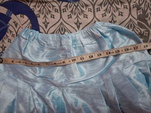 Elegant Blue Kurta With Patiyala