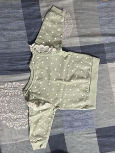 Cute Polka Dot Floral Sweatshirt 2 pieces