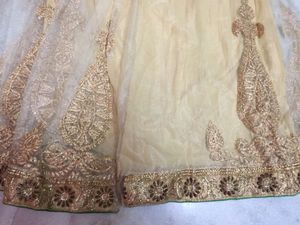 Gold Embroidered Lehenga Skirt
