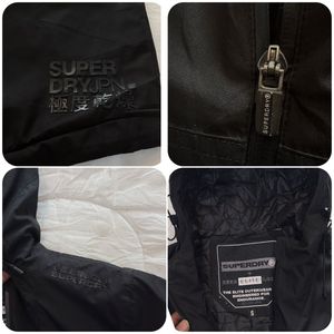 Superdry Black Hooded Jacket