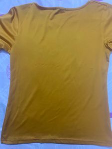Yellow 3/4 Sleeve Top