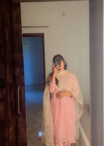 Elegant Pink Embroidered Salwar Suit