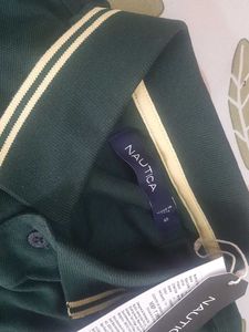 NEW WITH TAG Nautica Men's Green Polo T-Shirt