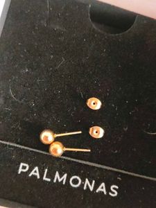 Plain Ball Stud Earrings