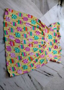 🍦 Ice Cream Print Summer Dress