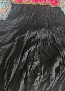Anarkali Suit In BLACK WITH thread Embroidery