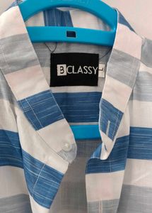 B Classy Striped Casual Shirt
