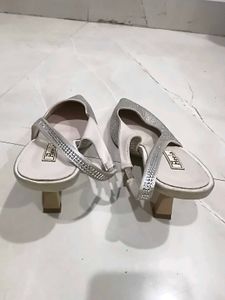 Sparkling Crystal Slingback Heels