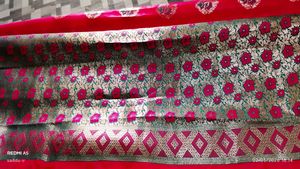 Rani Pink Banarasi Silk Saree