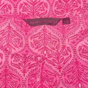 Pink Printed Kurta (XS)