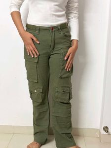 Olive Green Cargo Pants