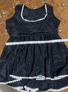 Black Kurta Set with Farshi Salwar