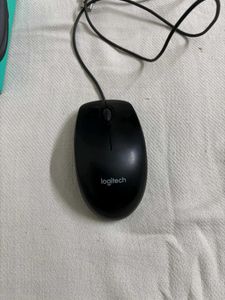 Logitech Wired Mouse -Black