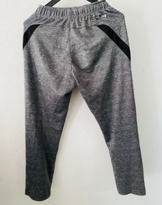 grey ankle length pants