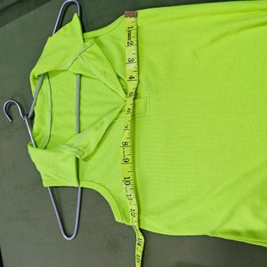 Neon Green Crop Top