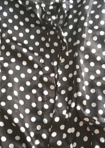 Black and White Polka Dot top