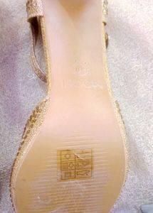 Sparkling Gold Heels - Perfect for Occasions