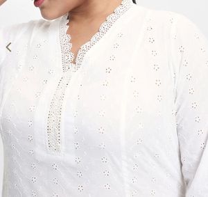 Diza / Westside - Cut Work White Kurta