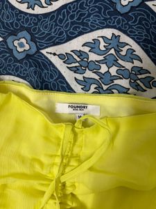 Bright Yellow Crop Top