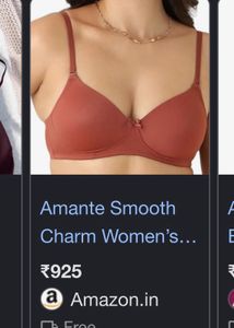 Amante Brown padded Bra (Never worn)