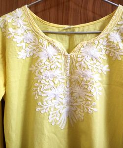 2 Set Of Top/ Kurti Chikan-karhai